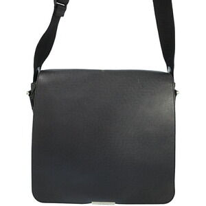 Louis Vuitton Taiga Black Leather Victor Shoulder Bag